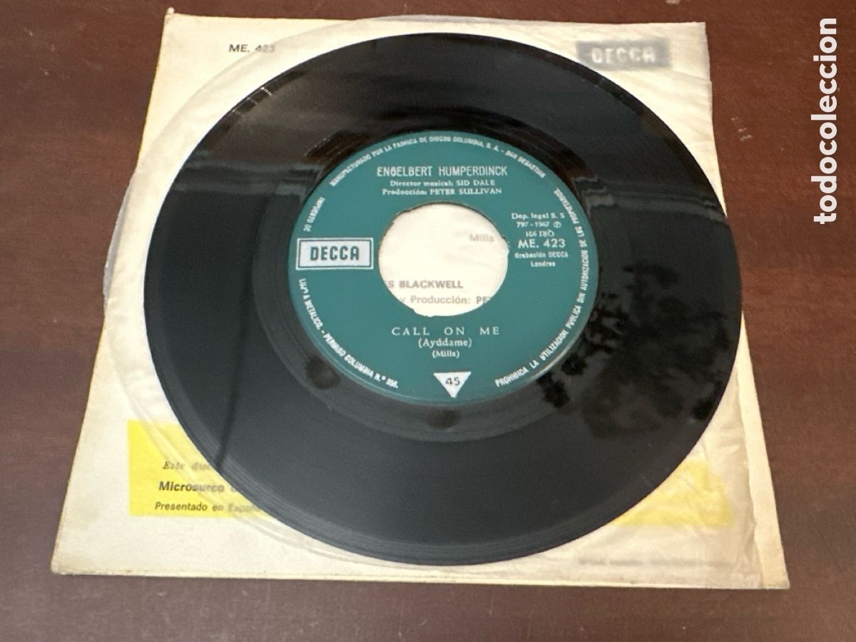 Discos de vinilo: ENGELBERT HUMPERDINCK - A MAN WITHOUT LOVE - Foto 4