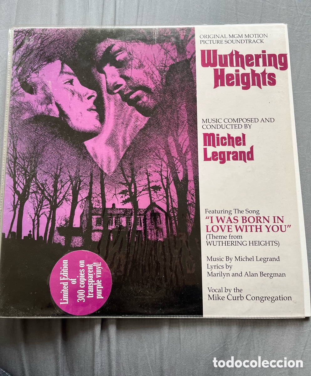 Discos de vinilo: Wuthering Heights. Michel Legrand