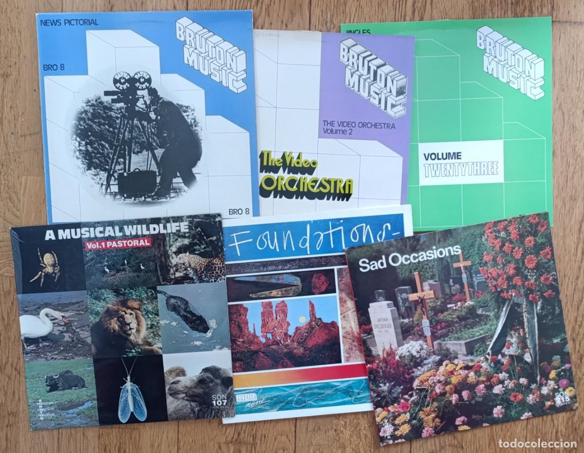 Dischi in vinile: LOTE 6 LP'S DE MUSICA DE LIBRERIA UNO DE ELLOS DOBLE - LIBRARY