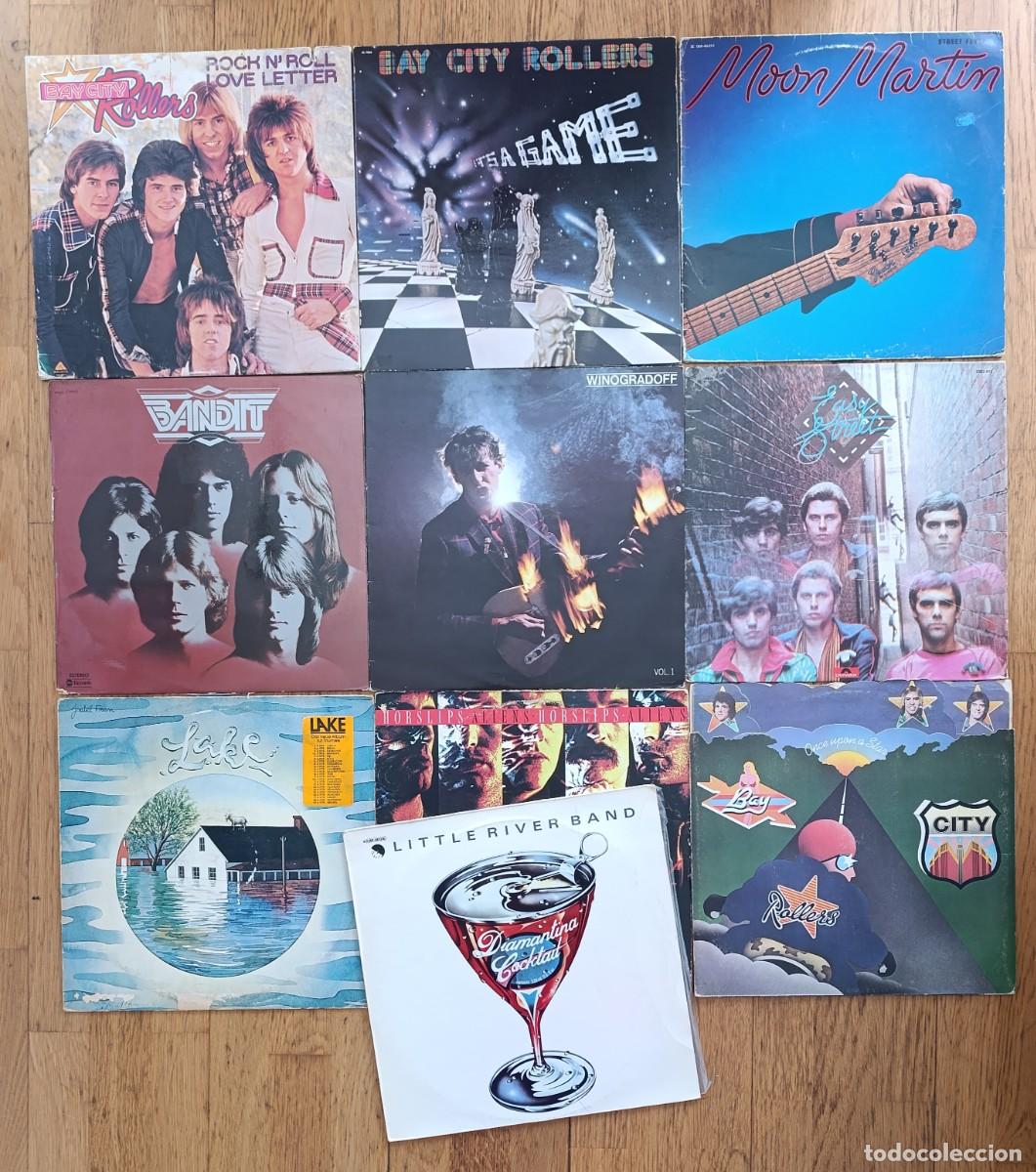 Dischi in vinile: LOTE 10 LP'S DE MUSICA ROCK DE LOS 70'S BUEN ESTADO!!!