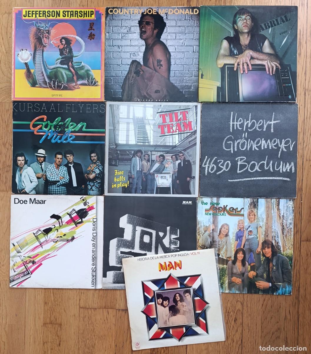 Dischi in vinile: LOTE 10 LP'S DE MUSICA ROCK DE LOS 70'S Y 80'S - EN MUY BUEN ESTADO
