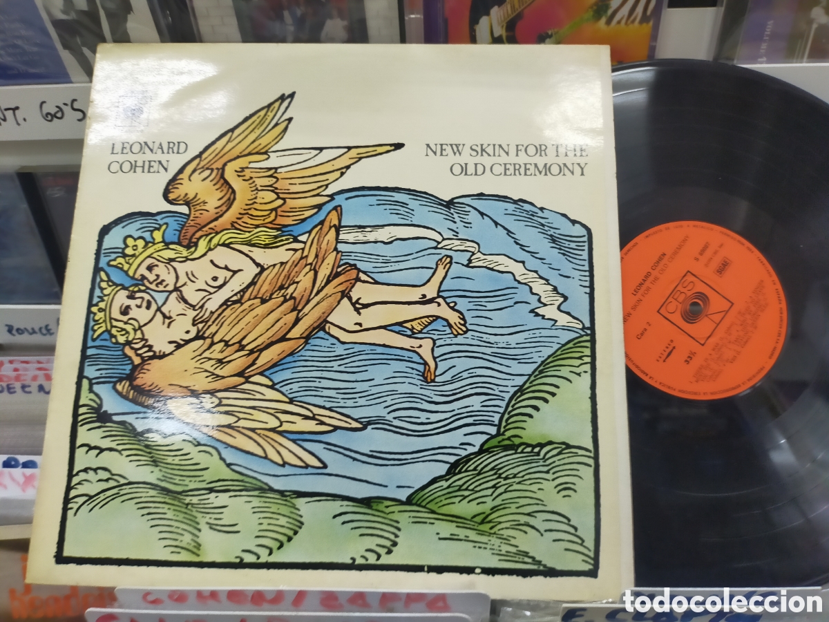 Dischi in vinile: Leonard cohen LP new skin for the old ceremony Espa&ntilde;a 1974