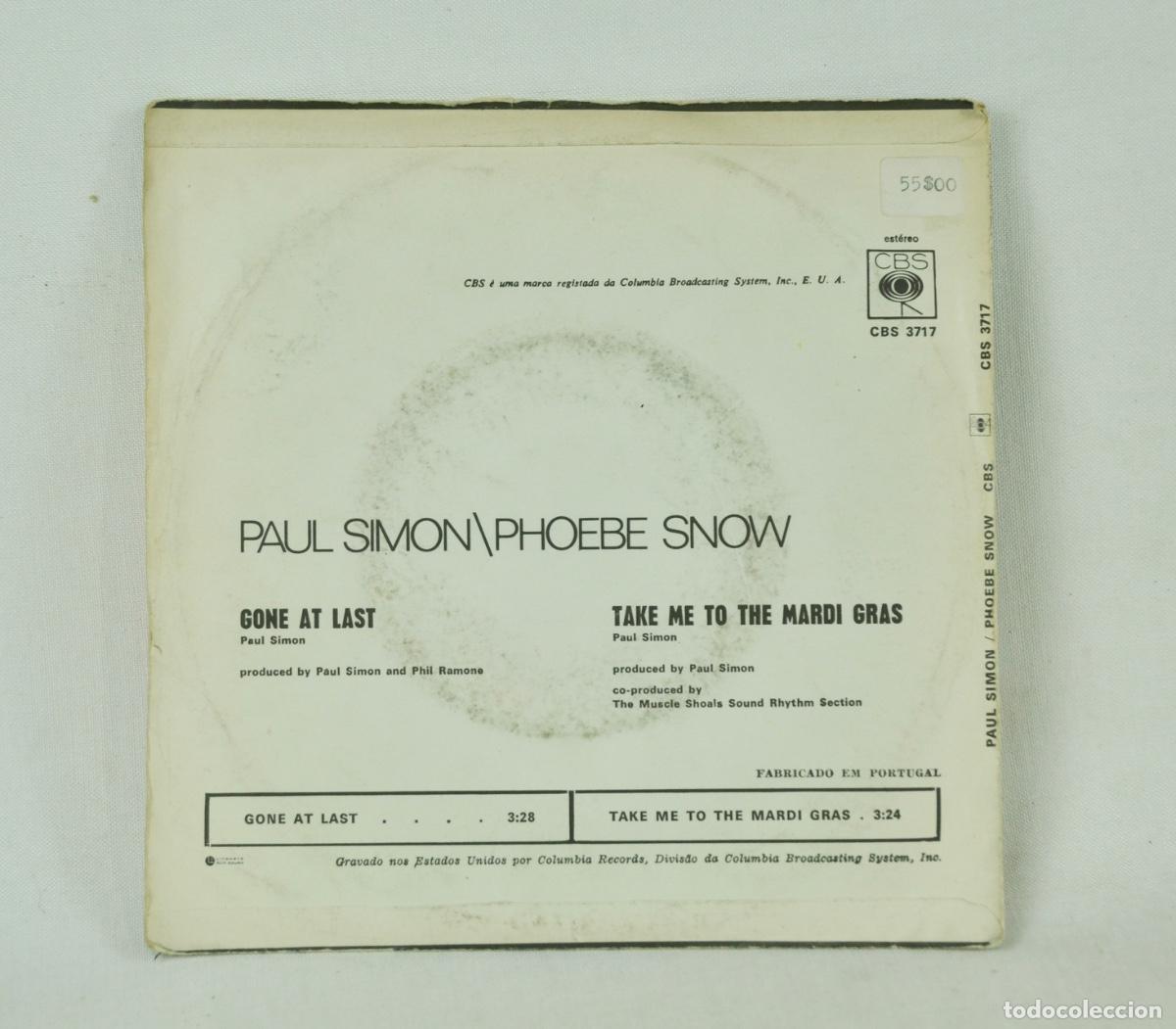 Discos de vinilo: Paul Simon & Phoebe Snow - gone at last - Foto 2