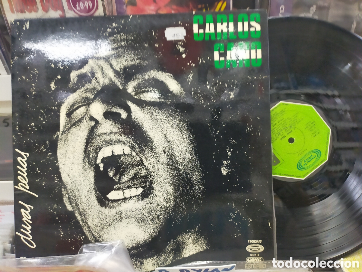 Discos de vinilo: Carlos cano LP a duras penas 1976 carpeta doble