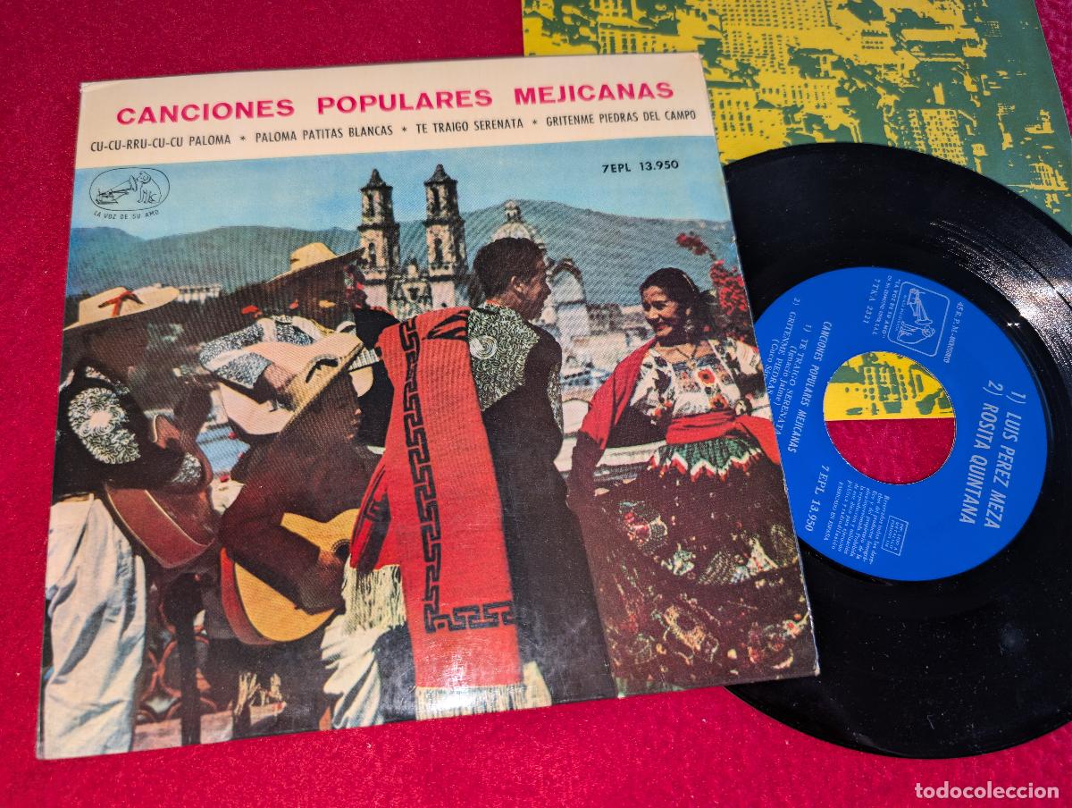 Discos de vinilo: ANTONIO AGUILAR+LUIS PEREZ MEZA+ROSITA QUINTANA+ROSA CASTILLA Mejicanas EP 7'' 1963 SPAIN MEXICO