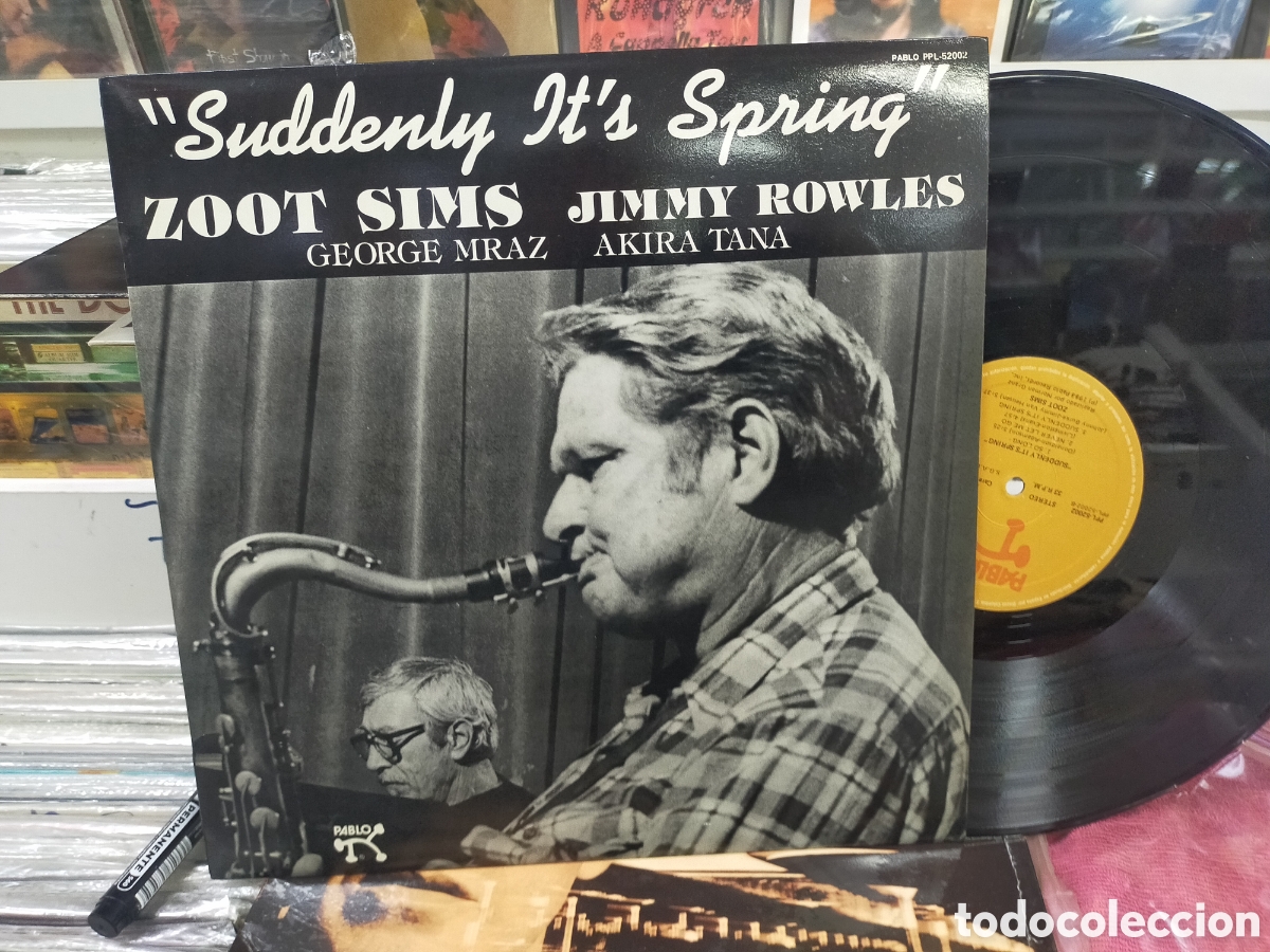 Discos de vinilo: Zoot sims LP suddenly its spring Espa&ntilde;a 1985 - Foto 1
