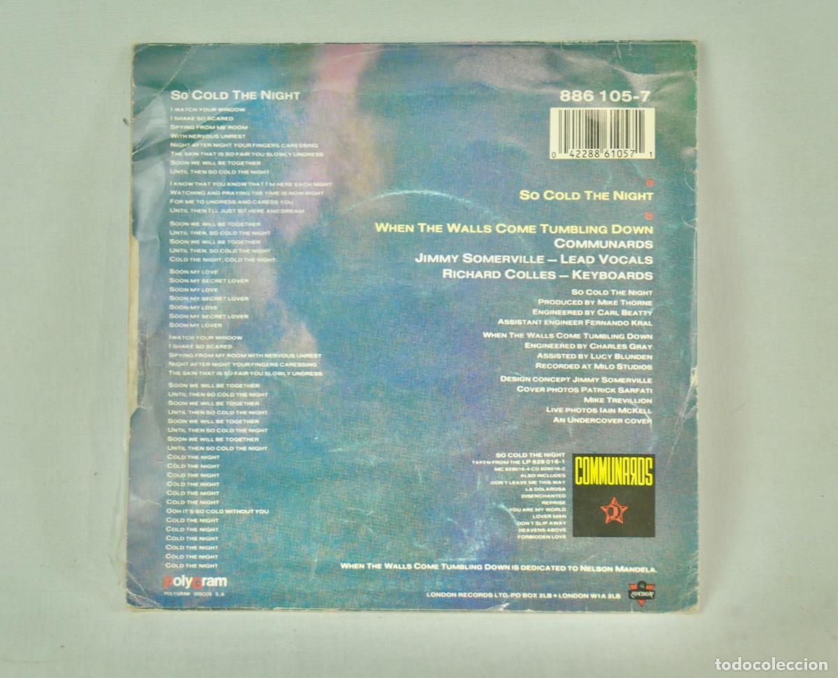 Discos de vinilo: Communards - so cold the night - Foto 2