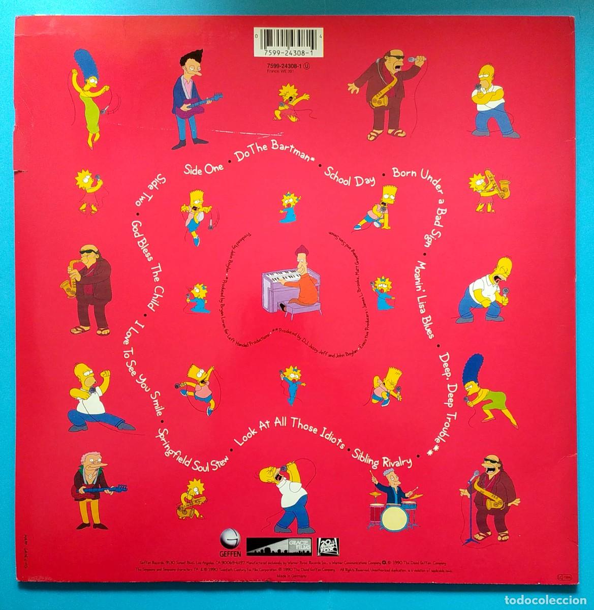 Discos de vinilo: LP THE SIMPSONS - SING THE BLUES - Foto 2