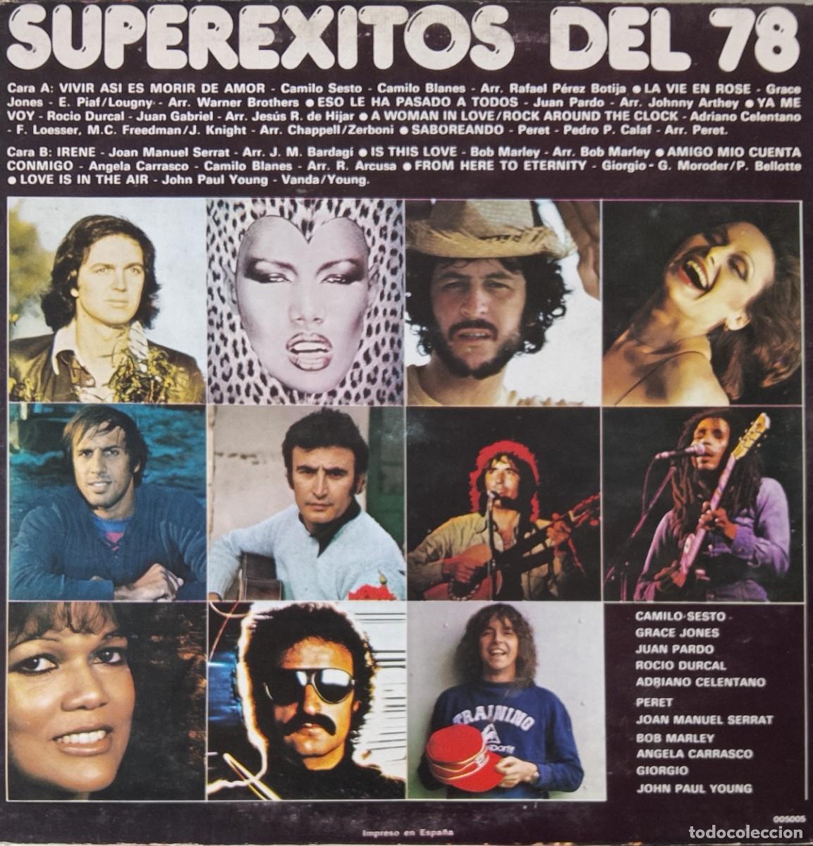 Discos de vinilo: S&uacute;per &eacute;xitos del 78. Varios int&eacute;rpretes. Vinilo LP. - Foto 2