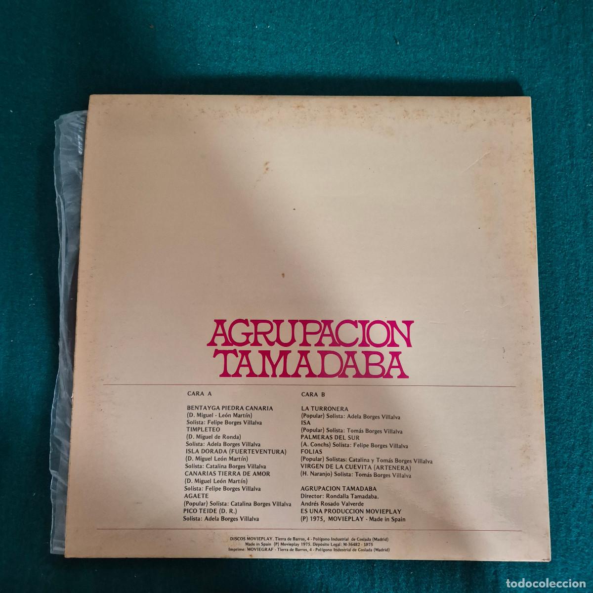 Discos de vinilo: Agrupacion Tamadaba &lrm;&ndash; Agrupacion Tamadaba - Foto 2