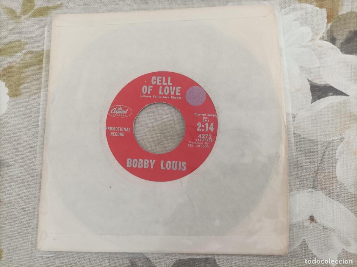 Discos de vinilo: Bobby Louis single USA promo-muy raro-