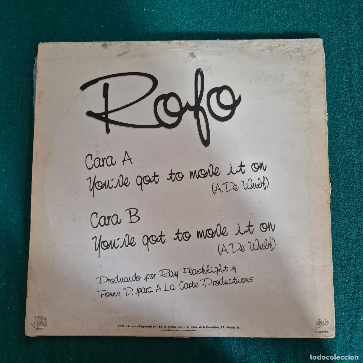 Discos de vinilo: Rofo &ndash; Youve Got To Move It On - Foto 2