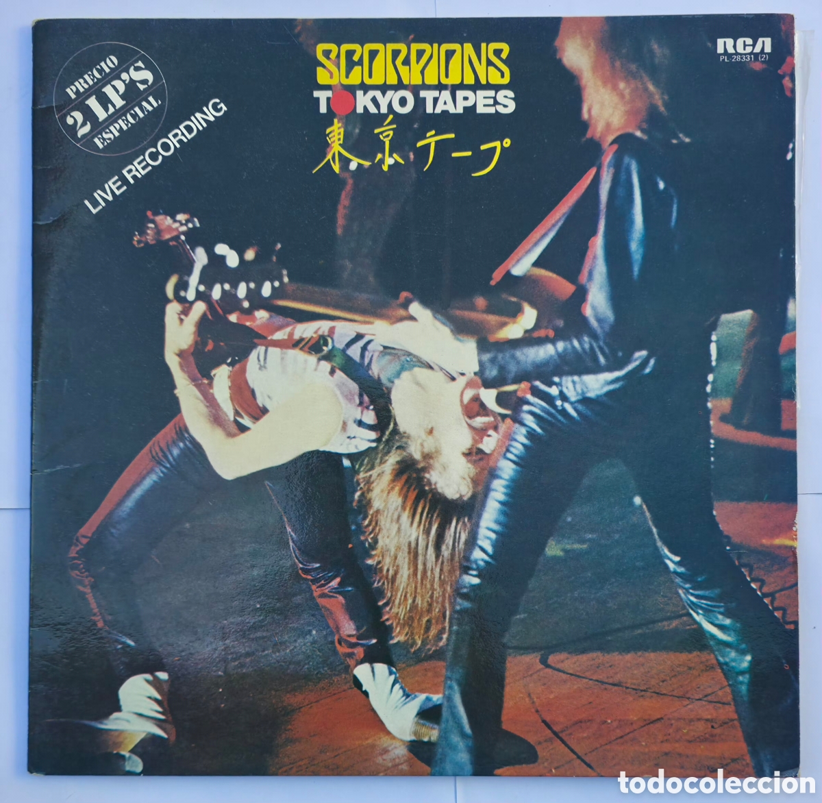 Discos de vinilo: Doble LP Scorpions - Tokyo Tapes (2 LPs, Live 1982) Edici&oacute;n Espa&ntilde;a Gatefold - RCA
