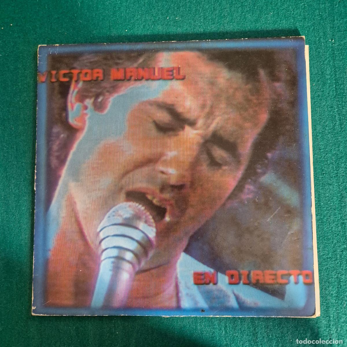 Discos de vinilo: V&iacute;ctor Manuel &ndash; En Directo - Foto 1