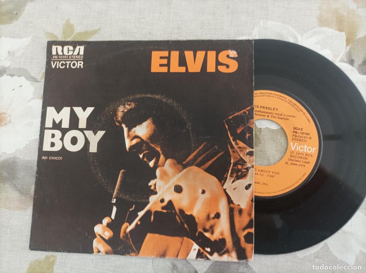 Discos de vinilo: Elvis Presley single my boy