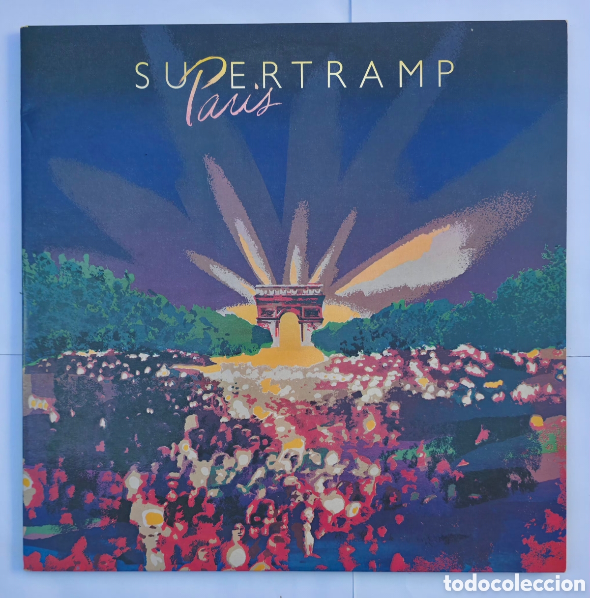 Discos de vinilo: Doble LP Supertramp - Paris (2 LPs, Directo 1980) Edici&oacute;n Espa&ntilde;a Original - A&M Records