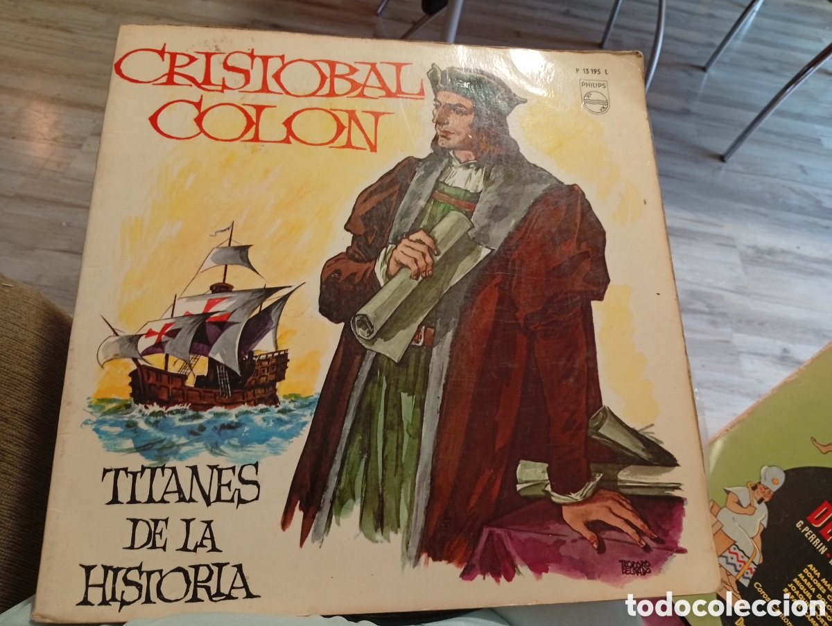 Discos de vinilo: Vinilo con libro Crist&oacute;bal colon