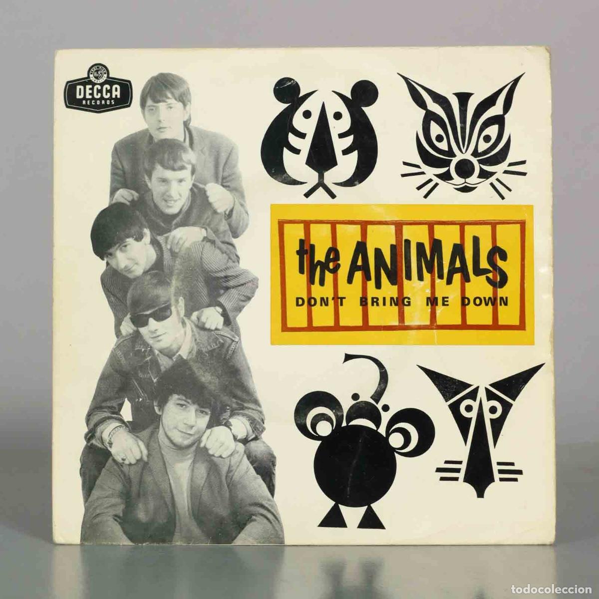 Discos de vinilo: EP. The Animals - Don&acute;t Bring Me Down - Cheating - Decca - Foto 1