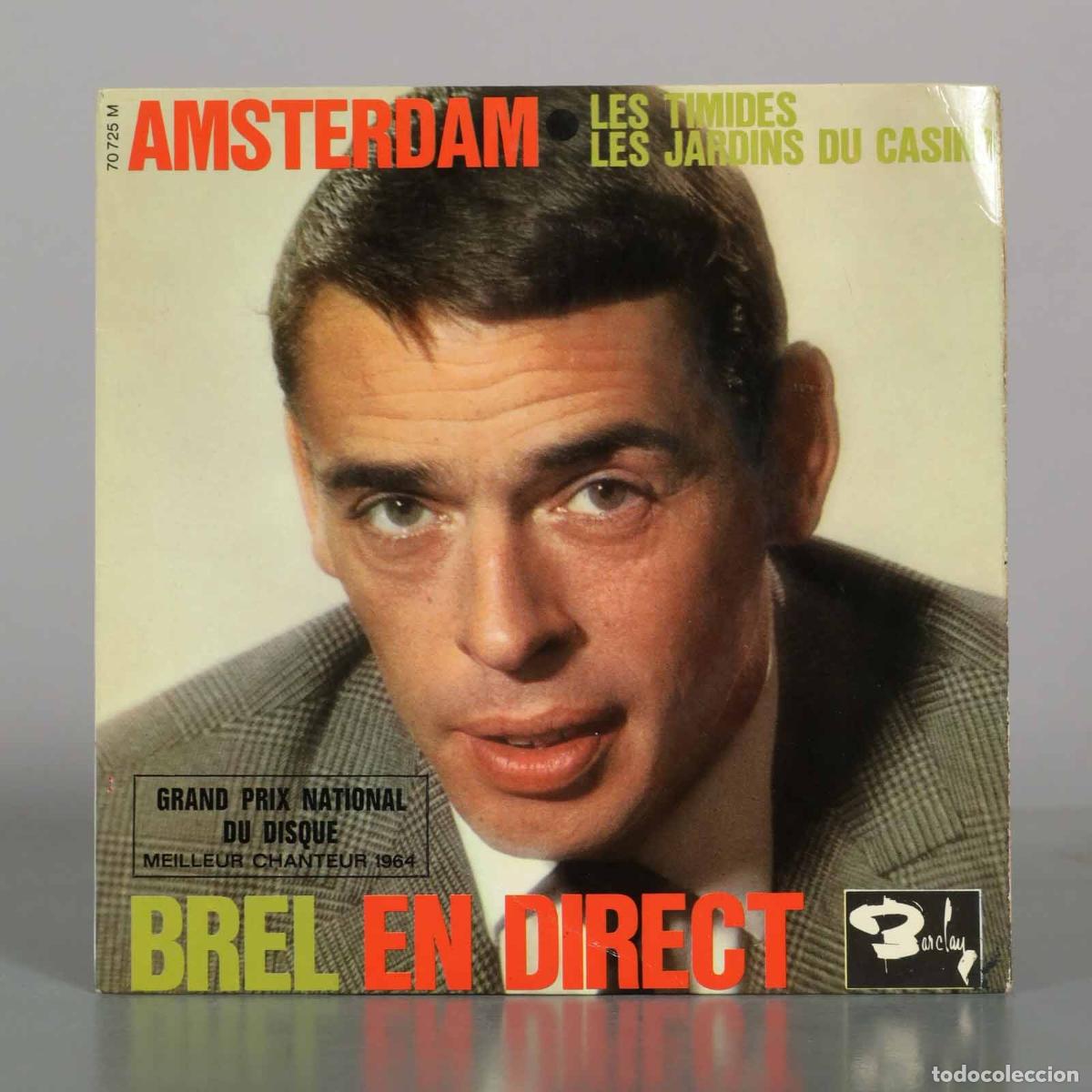 Discos de vinilo: EP. Brel En Direct - Jacques Brel