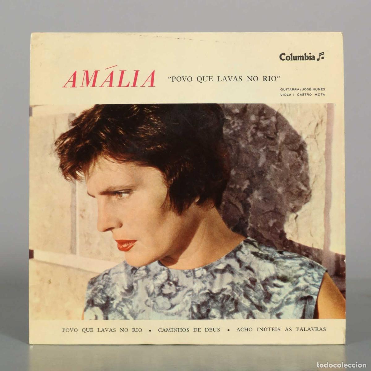Discos de vinilo: EP. Povo Que Lavas No Rio - Am&aacute;lia Rodrigues - Jos&eacute; Nunes, Castro Mota