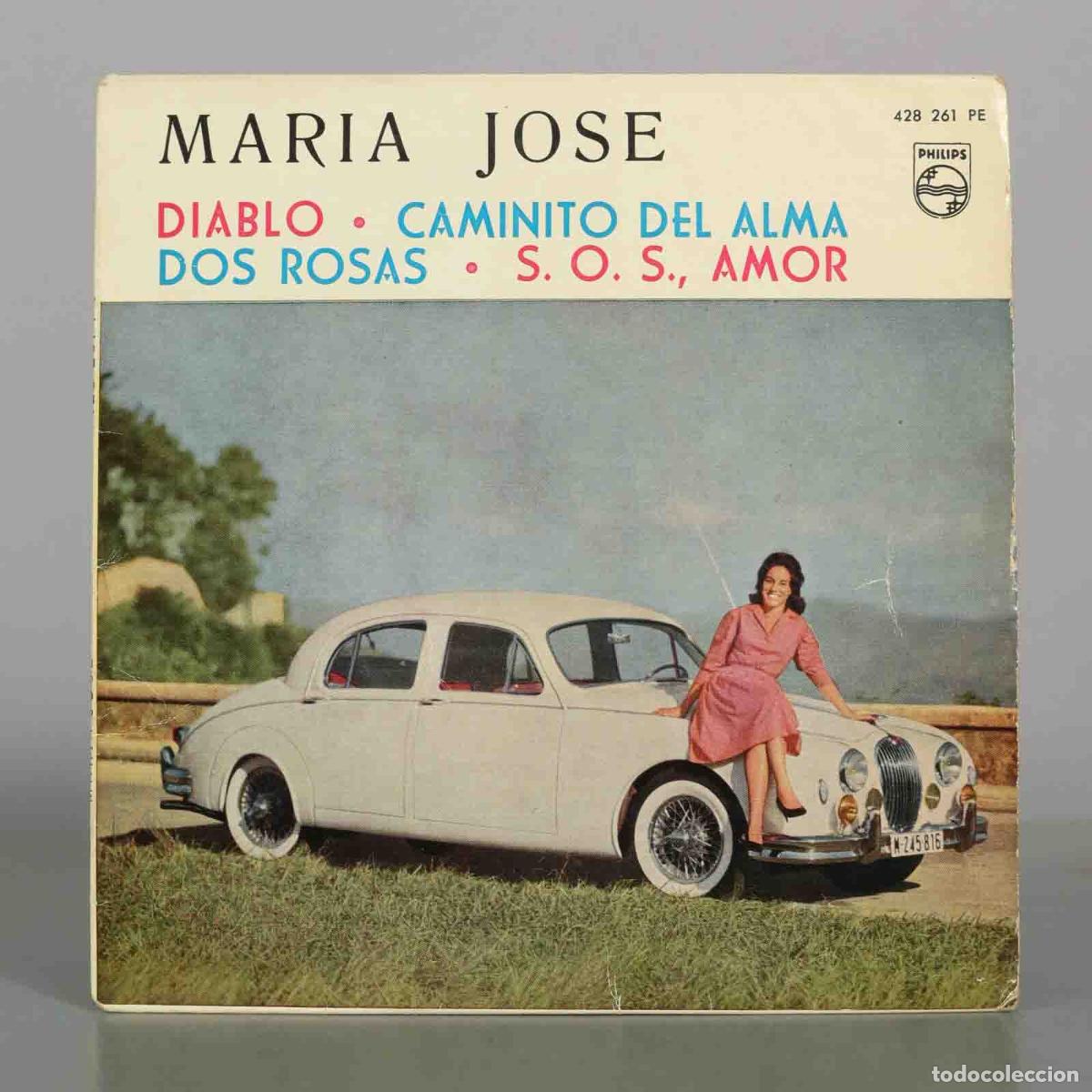 Discos de vinilo: EP. Diablo - Caminito del alma - Dos rosas - S.O.S. Amor - Mar&iacute;a Jos&eacute;