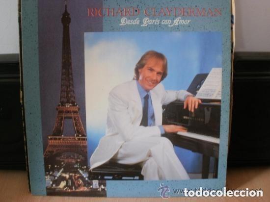 Discos de vinilo: RICHARD CLAYDERMAN Desde Paris con amor - Foto 1