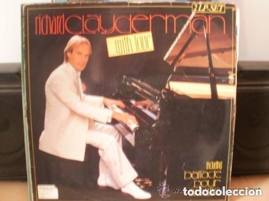 Discos de vinilo: RICHARD CLAYDERMAN With love 1 con 2 discos - Foto 1