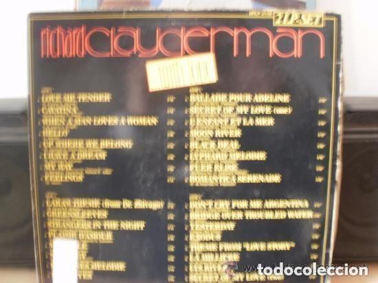 Discos de vinilo: RICHARD CLAYDERMAN With love 1 con 2 discos - Foto 2