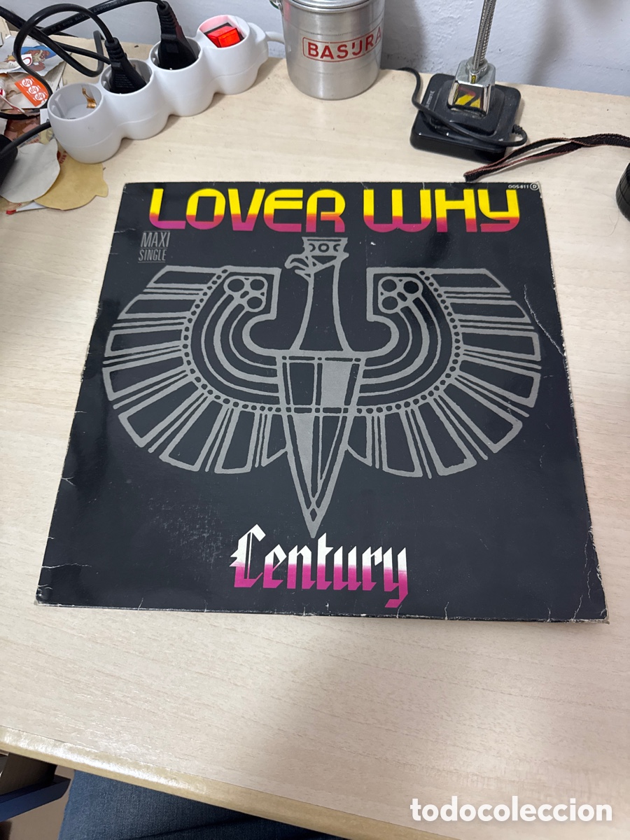 Discos de vinilo: DISCO VINILO LOVER WHY CENTURY S&Uacute;PER 45 ZAFIRO 1985