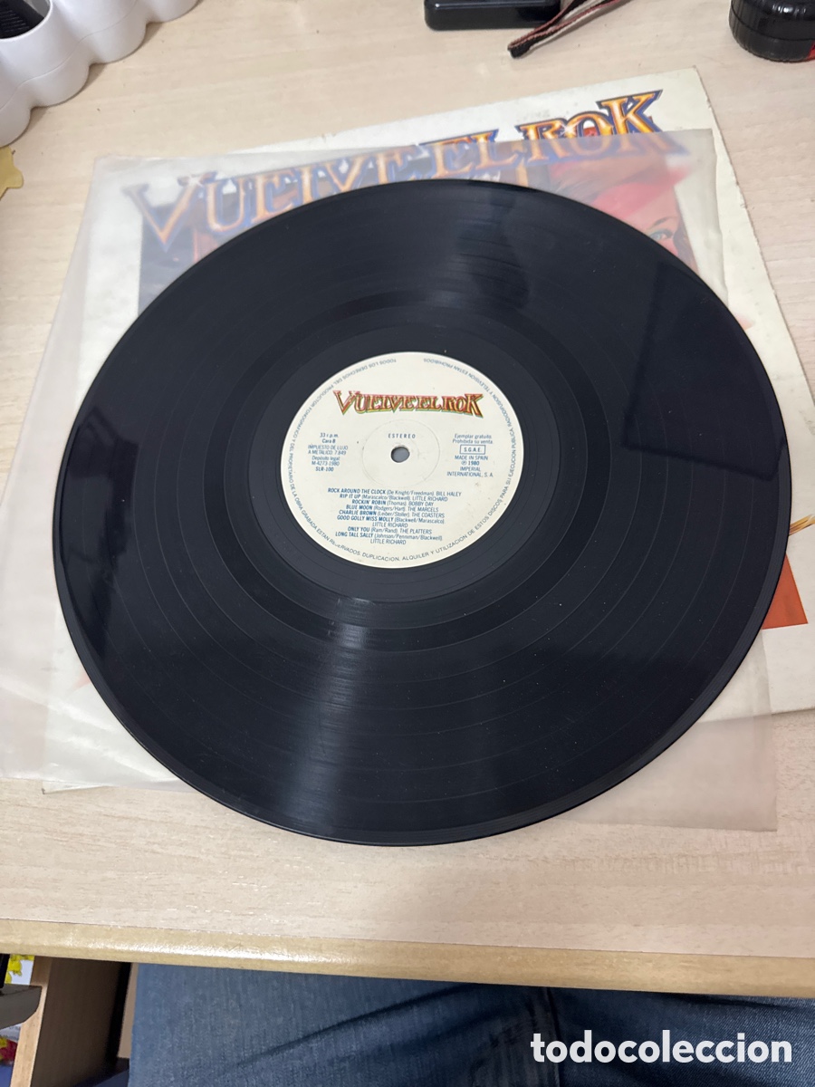 Discos de vinilo: DISCO VINILO VUELVE EL ROK 1980 - Foto 3