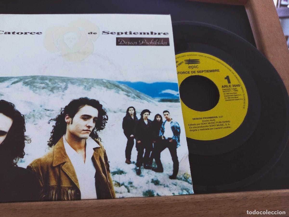 Discos de vinilo: CATORCE DE SEPTIEMBRE. DESEOS PROHIBIDOS. SONY MUSIC. 1 TEMA. 1992