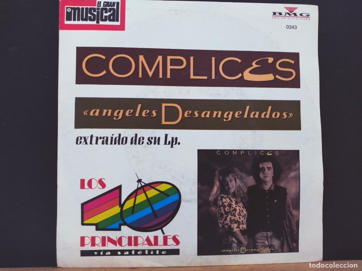 Discos de vinilo: COMPLICES (&Aacute;NGELES DESANGELADOS) Y LUCA CARBONI (SILVIA LO SABE). BMG ARIOLA. 2 TEMAS. 1989