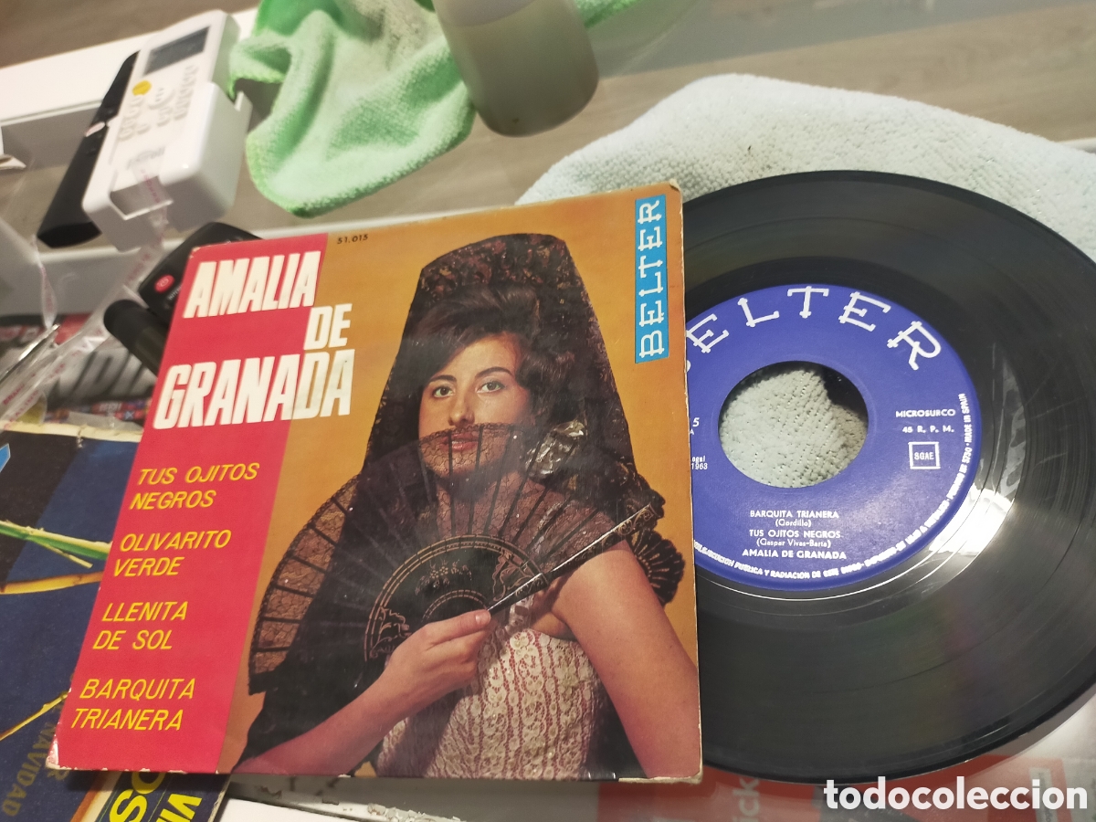 Discos de vinilo: Amalia de granada ep barquita trianera + 3 1963