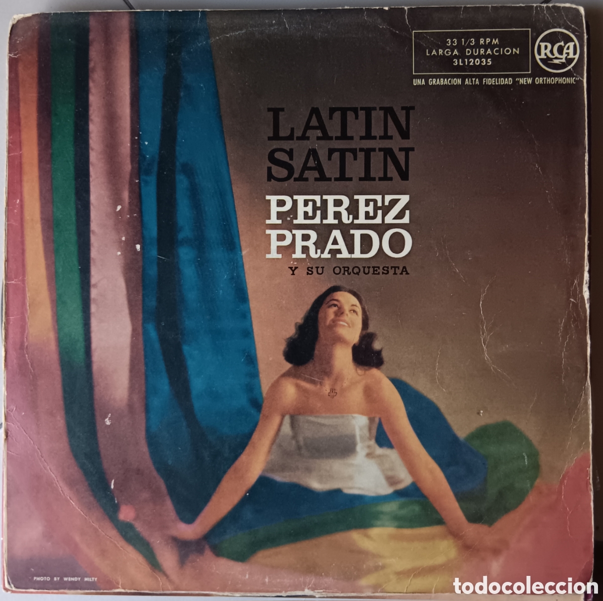 Discos de vinilo: MUSICA GOYO ● LP ● PEREZ PRADO Y SU ORQUESTA ● LATIN SATIN ● AA99 X0224 ●