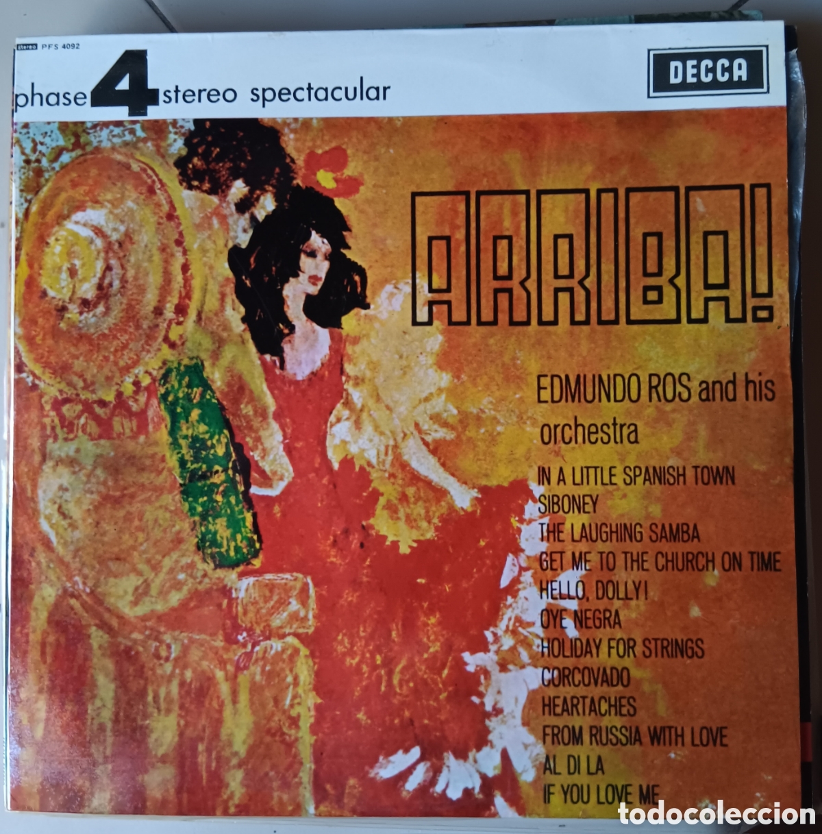 Discos de vinilo: MUSICA GOYO ● LP ● EDMUNDO ROS ● ARRIBA ● COMO NUEVO ● AA99 X0224 ●