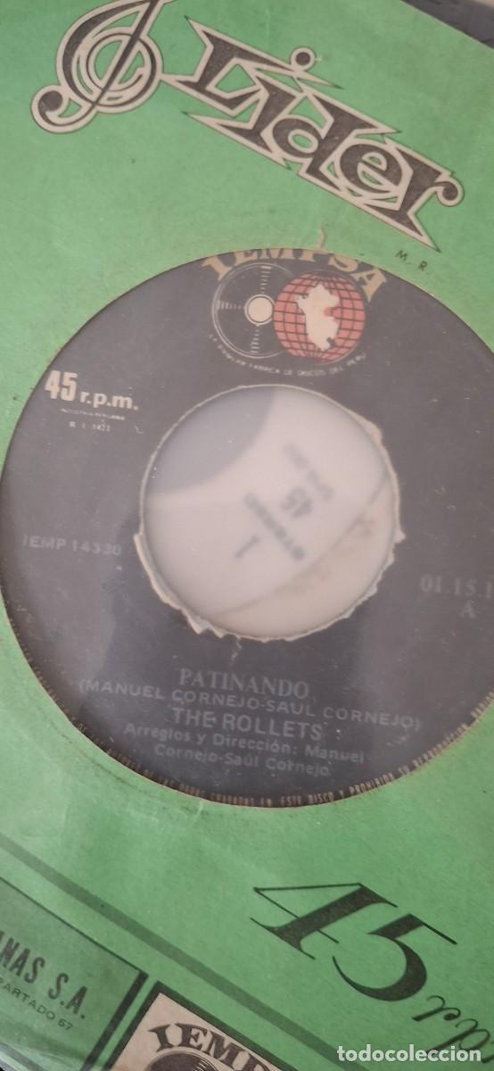Discos de vinilo: The Rollets &rdquo;Patinando / Lady Rock&rdquo; Single edicion peruana