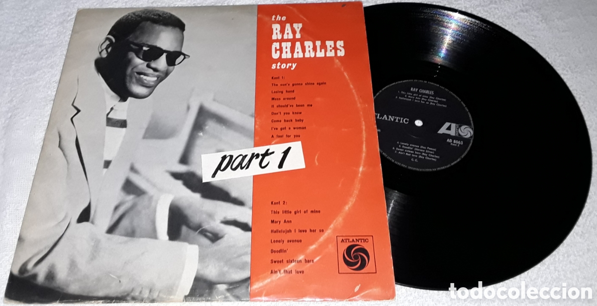 Discos de vinilo: LP- RAY CHARLES - THE RAY CHARLES STORY PART 1 - MADE IN HOLLAND 1962 - THE RAY CHARLES STORY