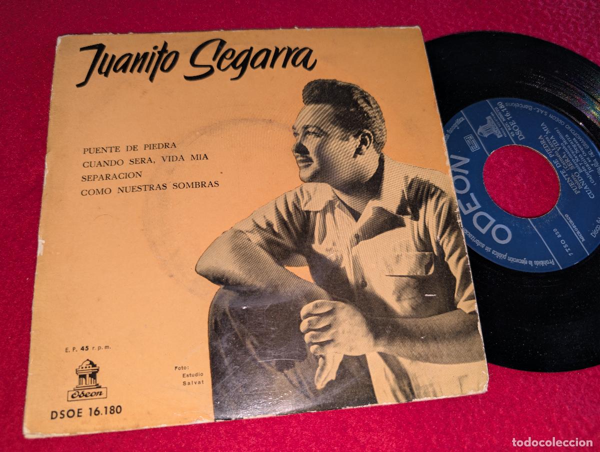 Discos de vinilo: JUANITO SEGARRA Puente de piedra/Cuando sera vida mia/Separacion +1 EP 7'' 195? Odeon