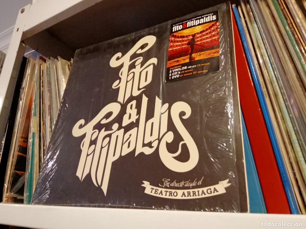 Discos de vinilo: Fito & Fitipaldis &ndash; En Directo Desde El Teatro Arriaga - 3 lp 1 dvd - Spain 2014