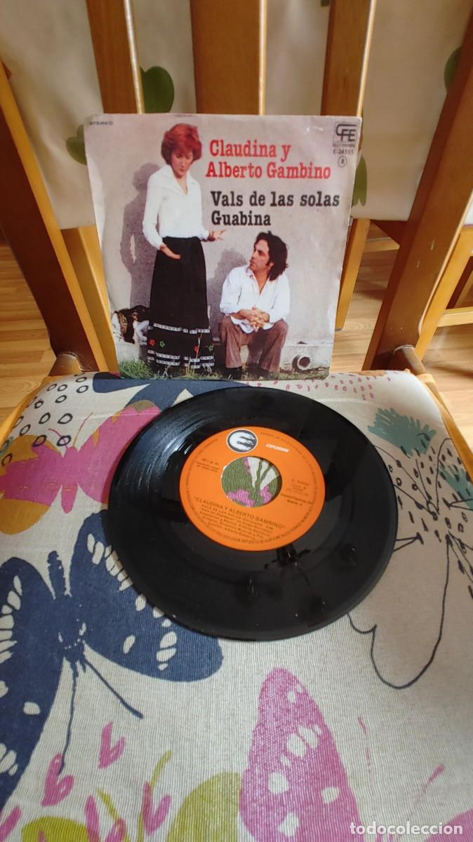 Discos de vinilo: CLAUDINA Y ALBERTO GAMBINO-SINGLE VALS DE LAS OLAS