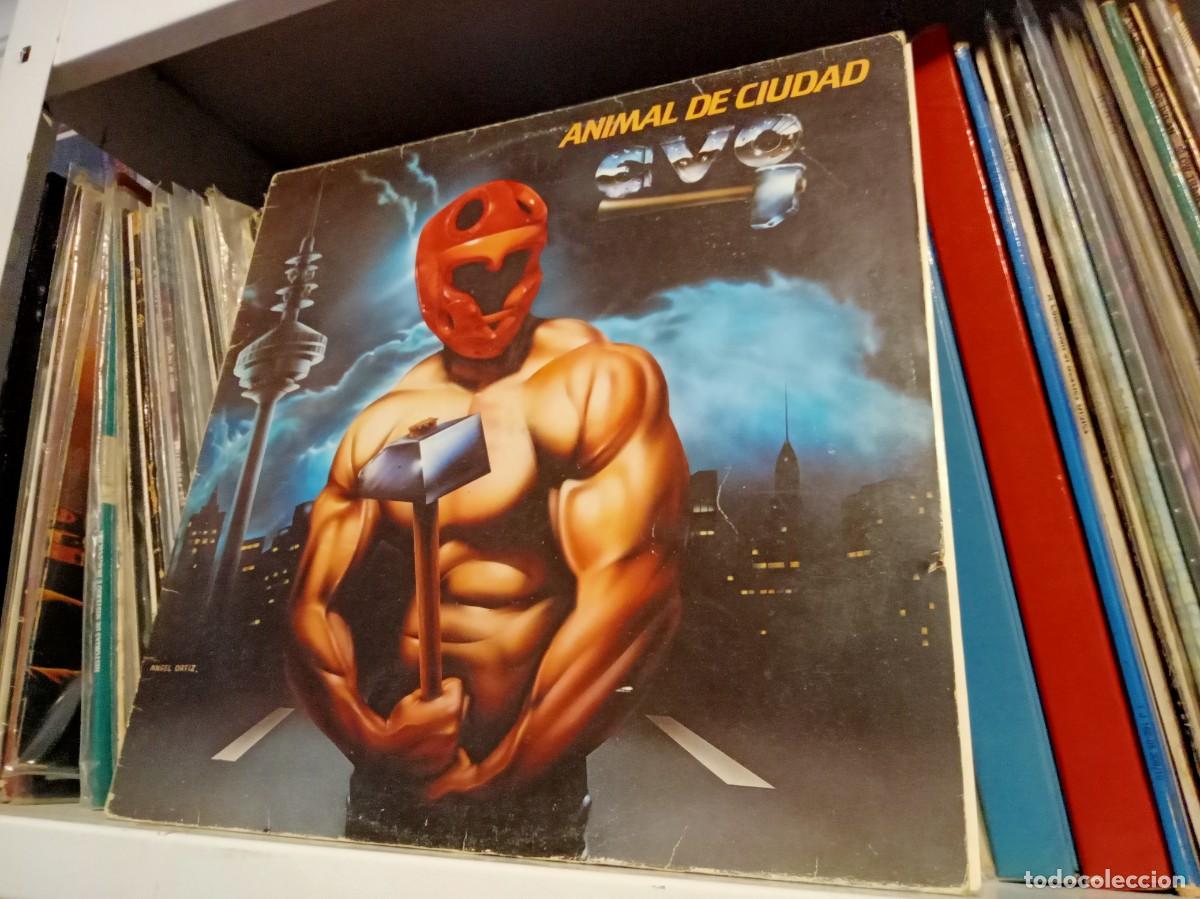 Discos de vinilo: Evo &ndash; Animal De Ciudad - lp Spain 1983