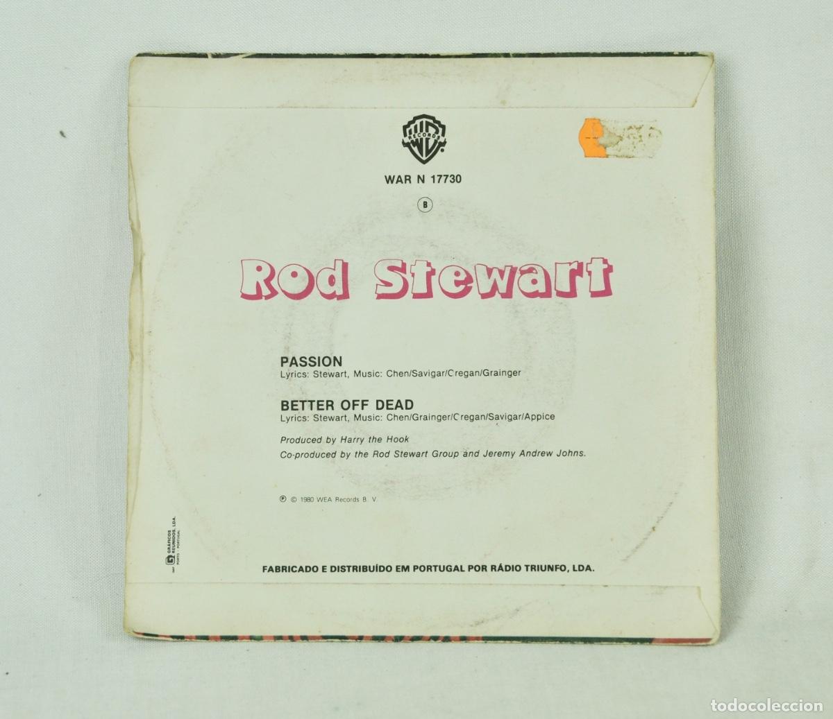 Discos de vinilo: Rod Stewart - Passion a&ntilde;o 1980 - Foto 2