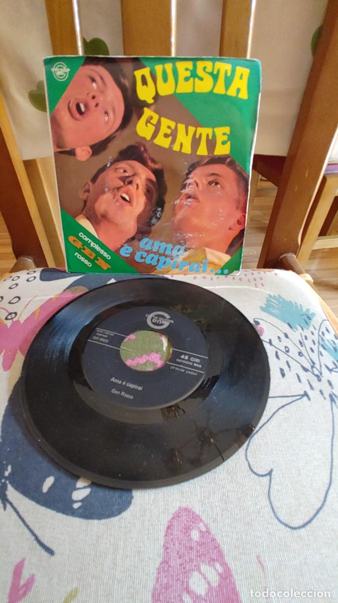 Discos de vinilo: COMPLESSO GEN ROSSO-SINGLE QUESTA GENTE-GATEFOLD