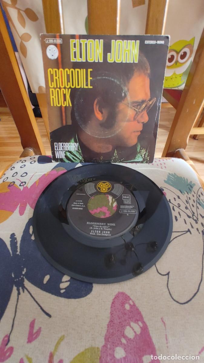 Discos de vinilo: ELTON JOHN-SINGLE CROCODILE ROCK