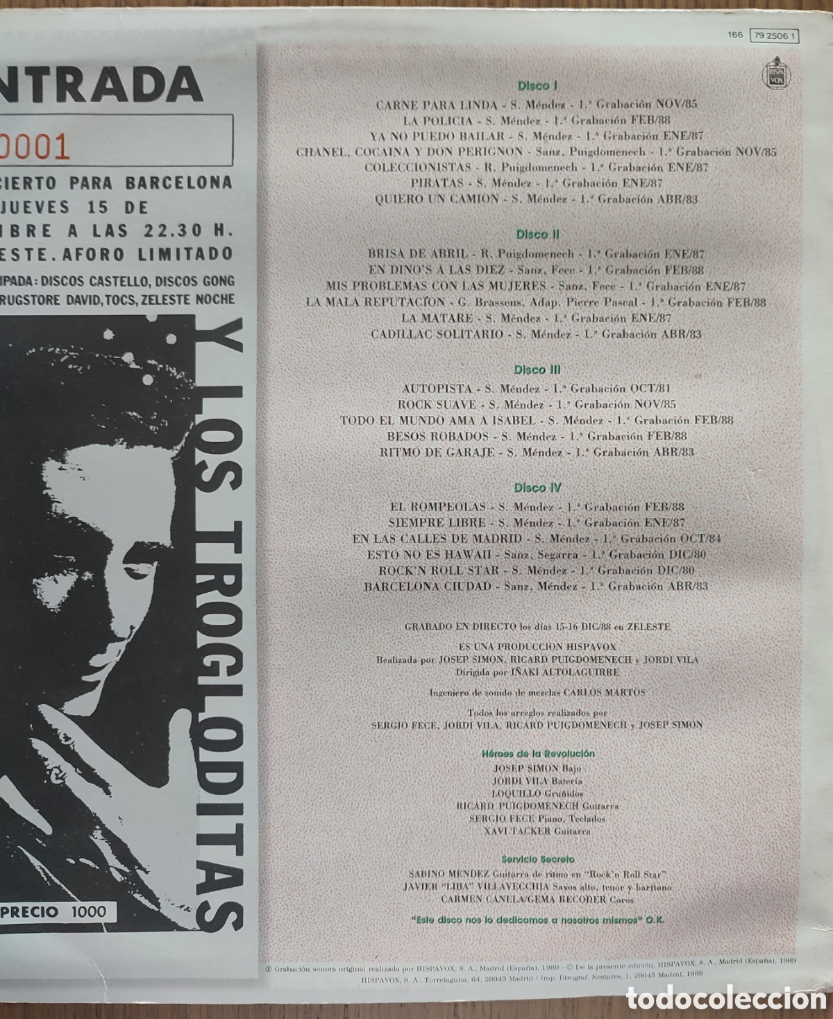 Discos de vinilo: LP POP ROCK NACIONAL LOQUILLO - Foto 2