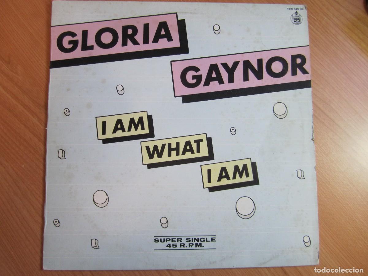 Discos de vinilo: disco vinilo gloria gaynor i am what i am