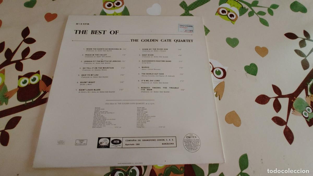 Discos de vinilo: GOLDEN GATE QUARTET-LP THE BEST-NUEVO - Foto 2