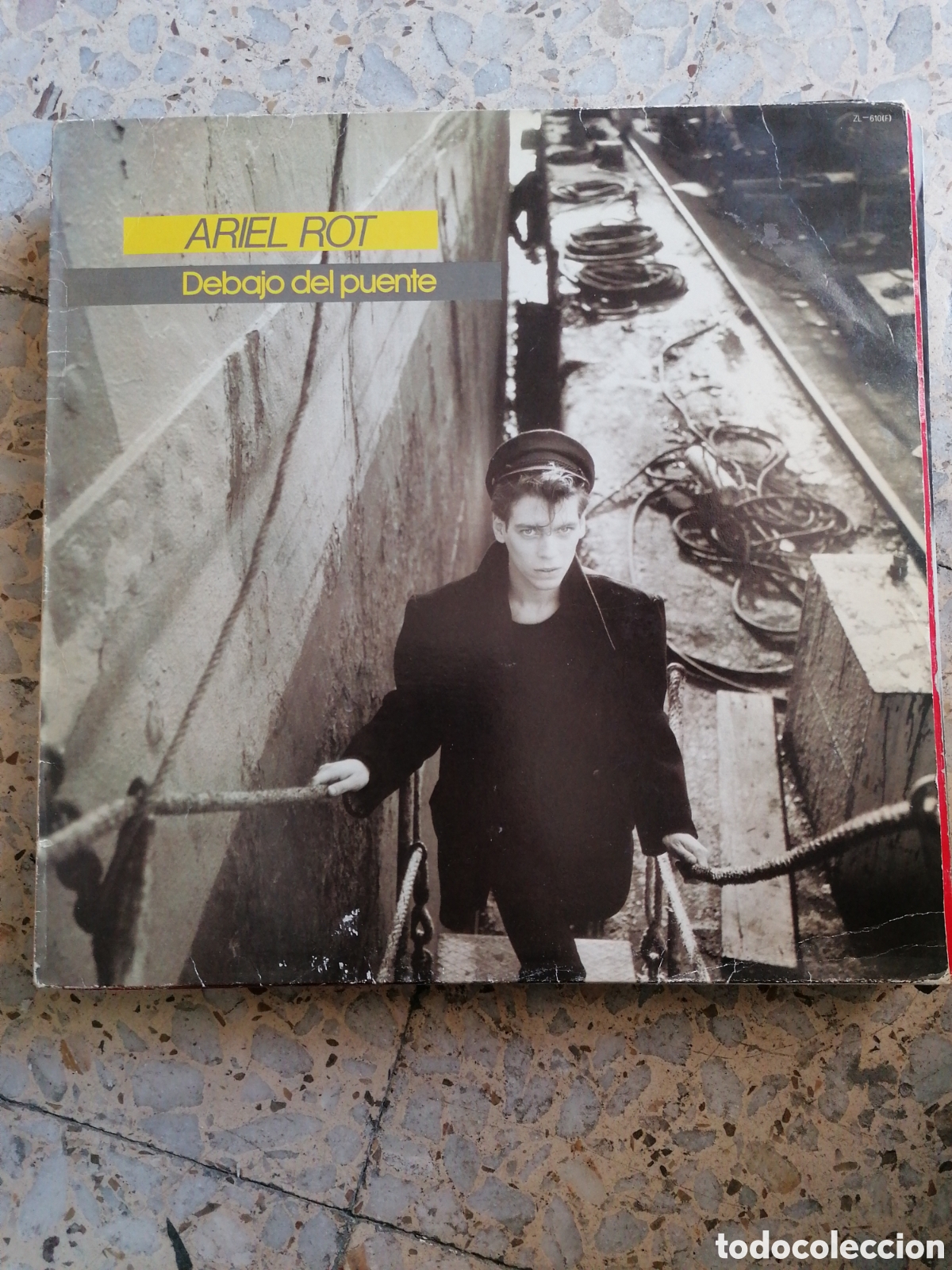 Discos de vinilo: LP ARIEL ROT DEBAJO DEL PUENTE 1984 INSERT