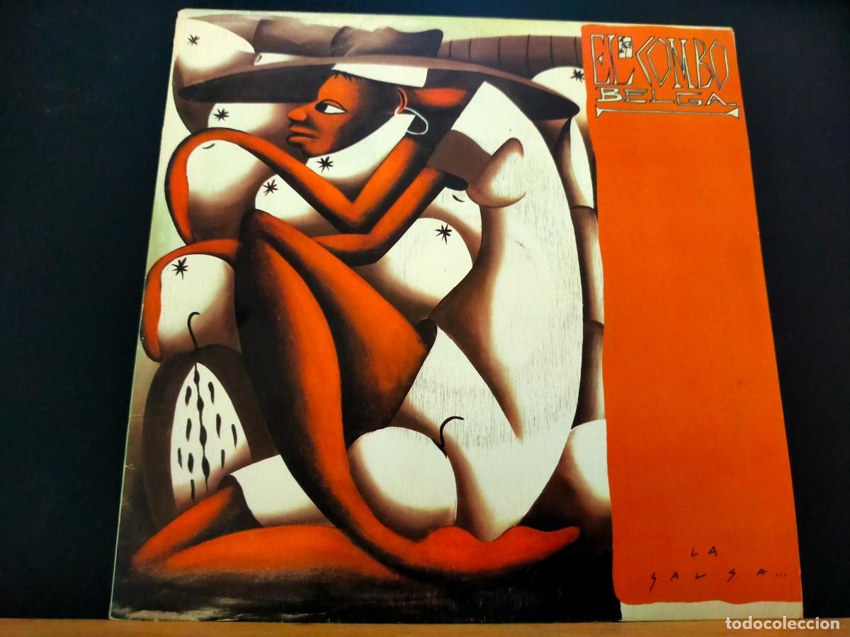 Discos de vinilo: EL COMBO BELGA. LA SALSA&hellip; CHIRLA NEGRA, CHILA BLANCA - EL JOLGORIO. GASA. 2 TEMAS. 1989