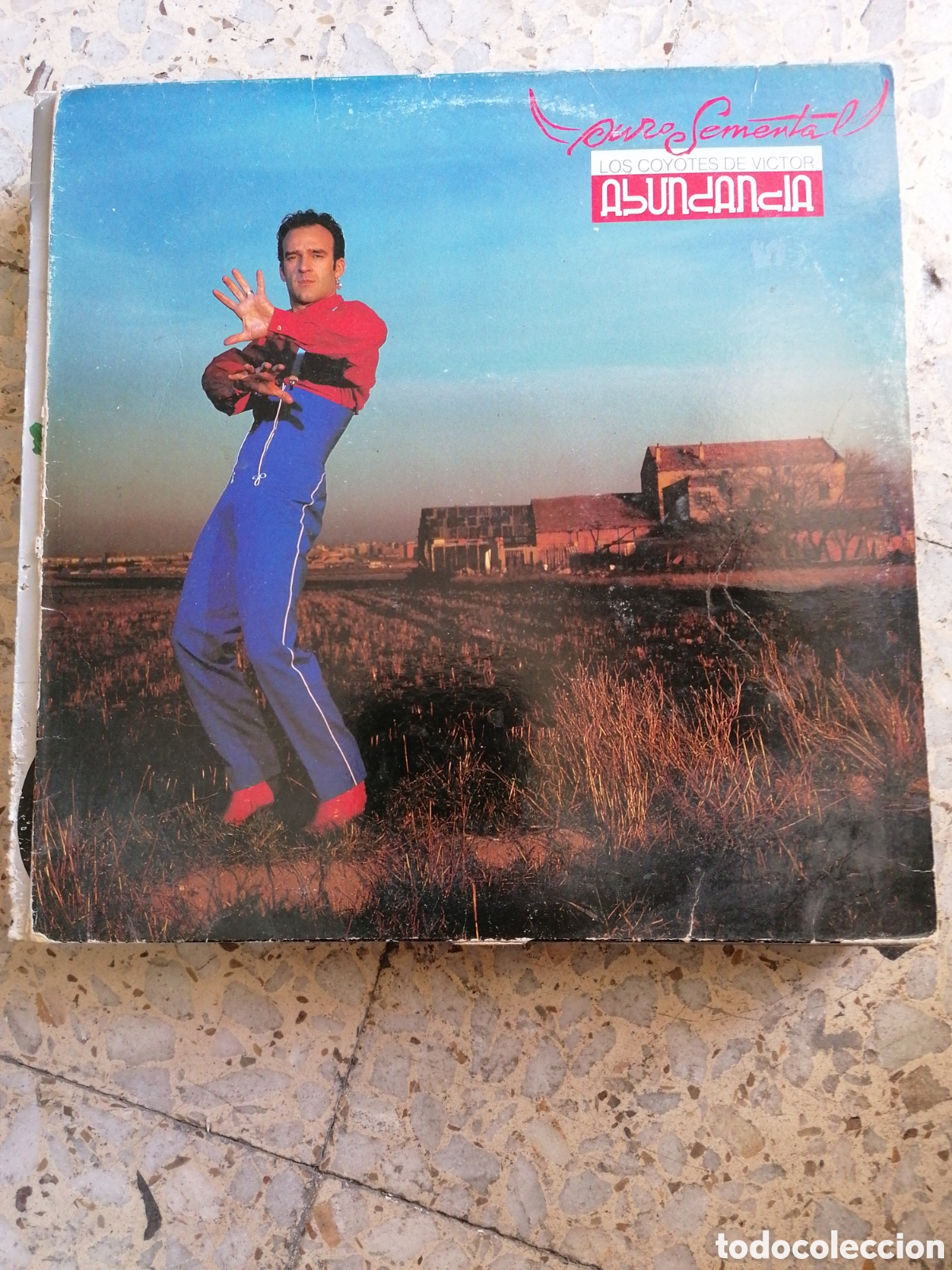 Disques de vinyle: LP LOS COYOTES DE VICTOR ABUNDANCIA PURO SEMENTAL 1989 INSERT